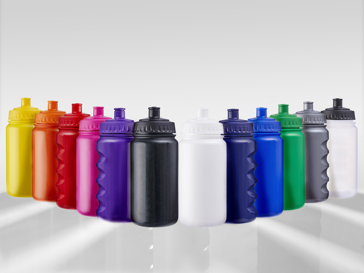 Water Bottles with Bespoke Print (7682) with Grip 500ml Olympic - Lynendo Trade Store