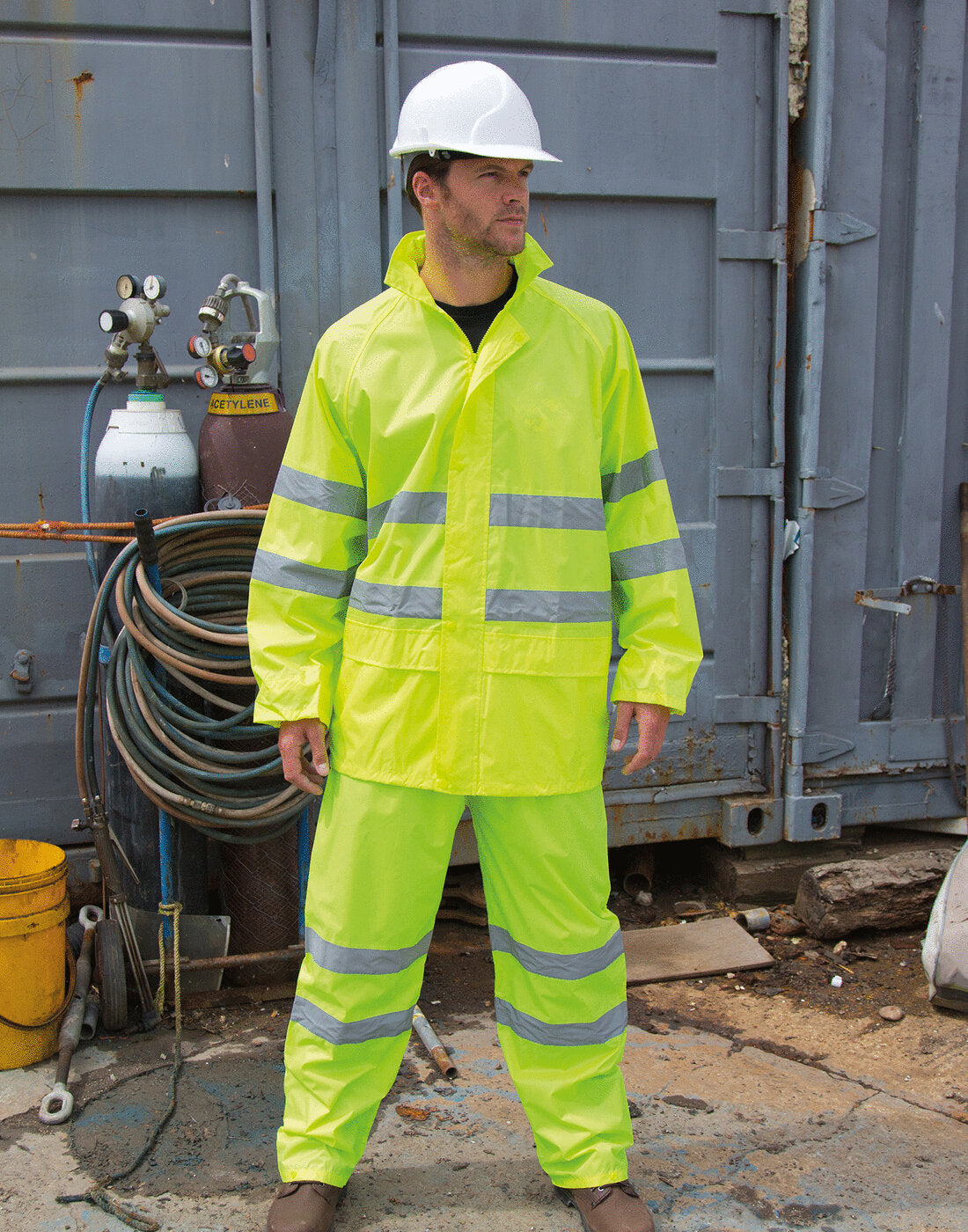 RESULT High-Vis Waterproof Suit - Lynendo Trade Store
