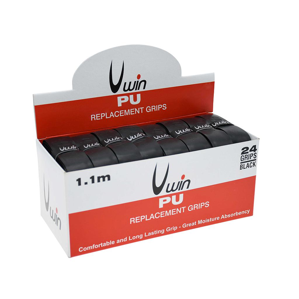 Uwin PU Grip, Ideal for Tennis, Badminton, Hockey and Squash- Box of 24 - Lynendo Trade Store