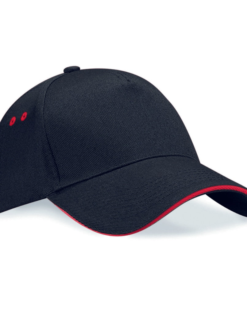 BEECHFIELD - Ultimate 5 Panel Contrast Sandwich Peak Cap - Lynendo Trade Store