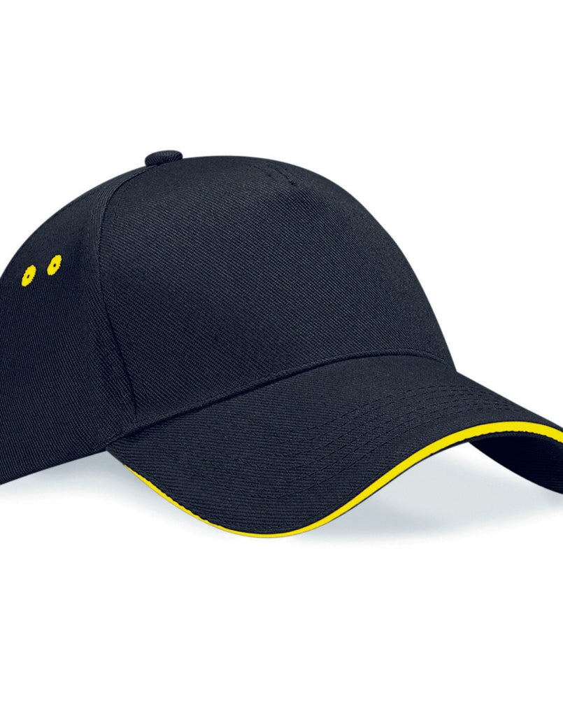 BEECHFIELD - Ultimate 5 Panel Contrast Sandwich Peak Cap - Lynendo Trade Store