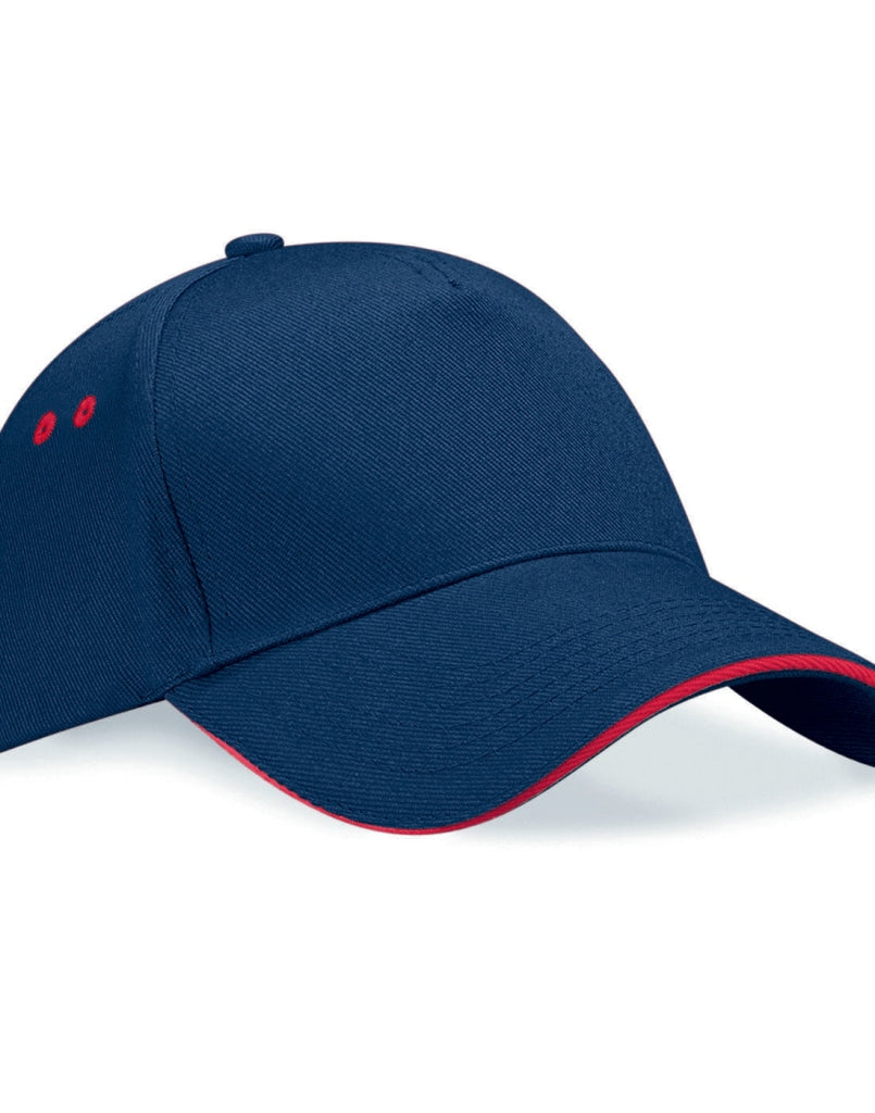 BEECHFIELD - Ultimate 5 Panel Contrast Sandwich Peak Cap - Lynendo Trade Store