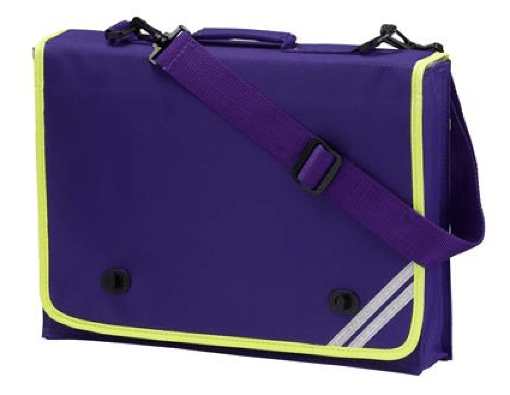 Deluxe Junior Document Bag with Hi-Vis Reflective Safety Trim (2734) - Leonard Hudson Trade Store