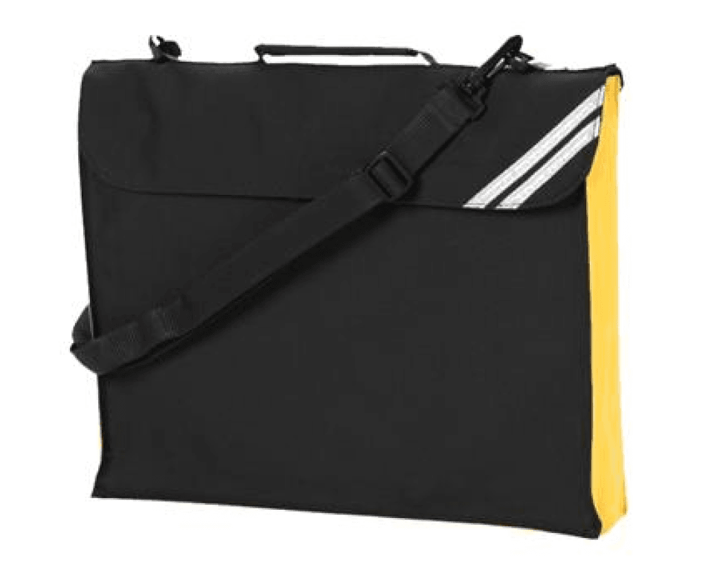 Expandable Book Bag with Strap & Contrast Panel (2793) - Leonard Hudson Trade Store