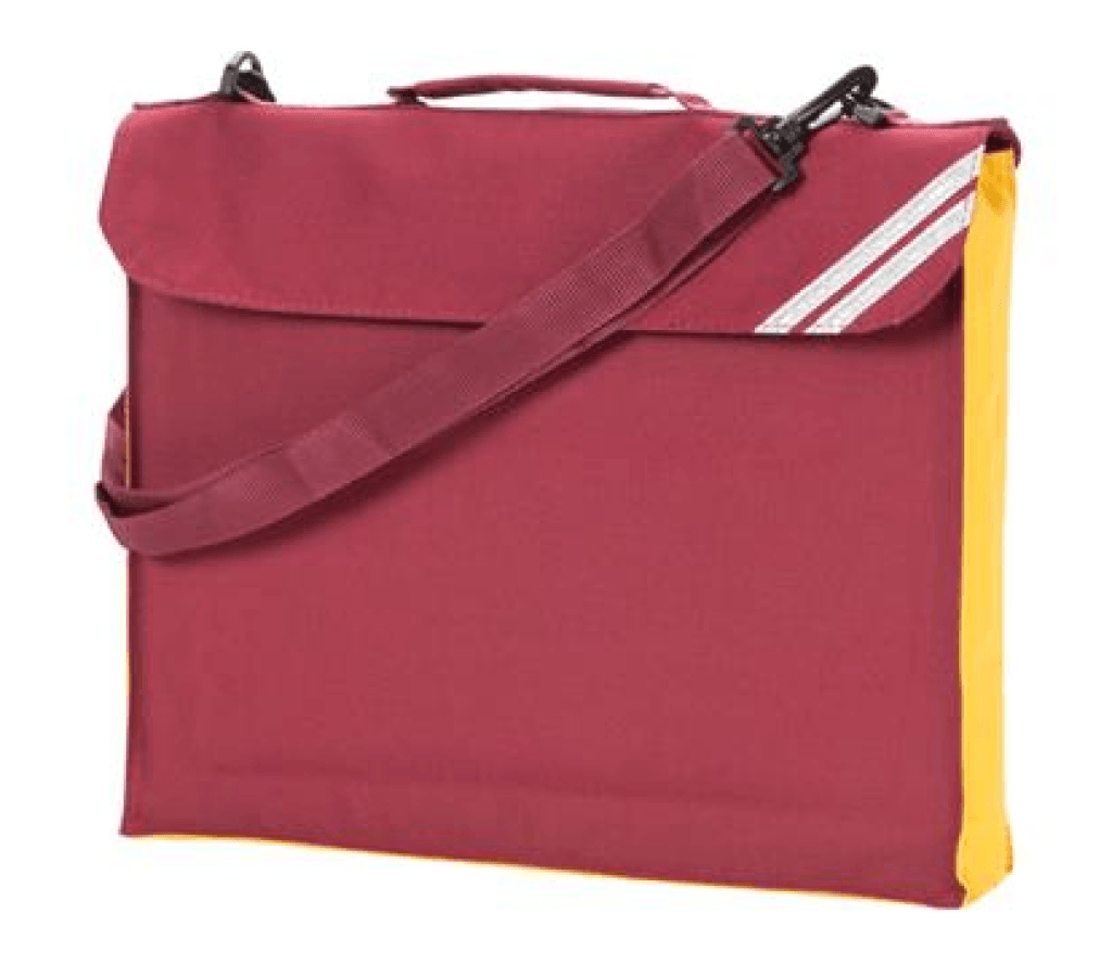 Expandable Book Bag with Strap & Contrast Panel (2793) - Leonard Hudson Trade Store