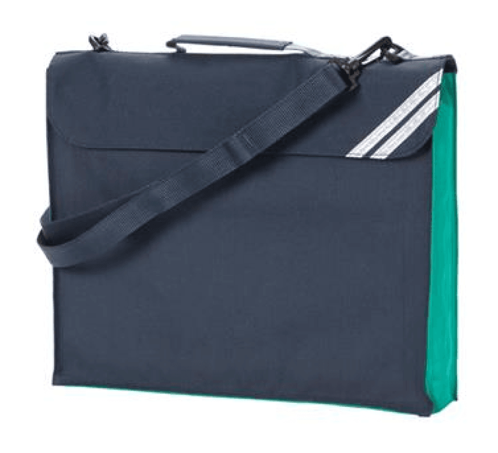 Expandable Book Bag with Strap & Contrast Panel (2793) - Leonard Hudson Trade Store