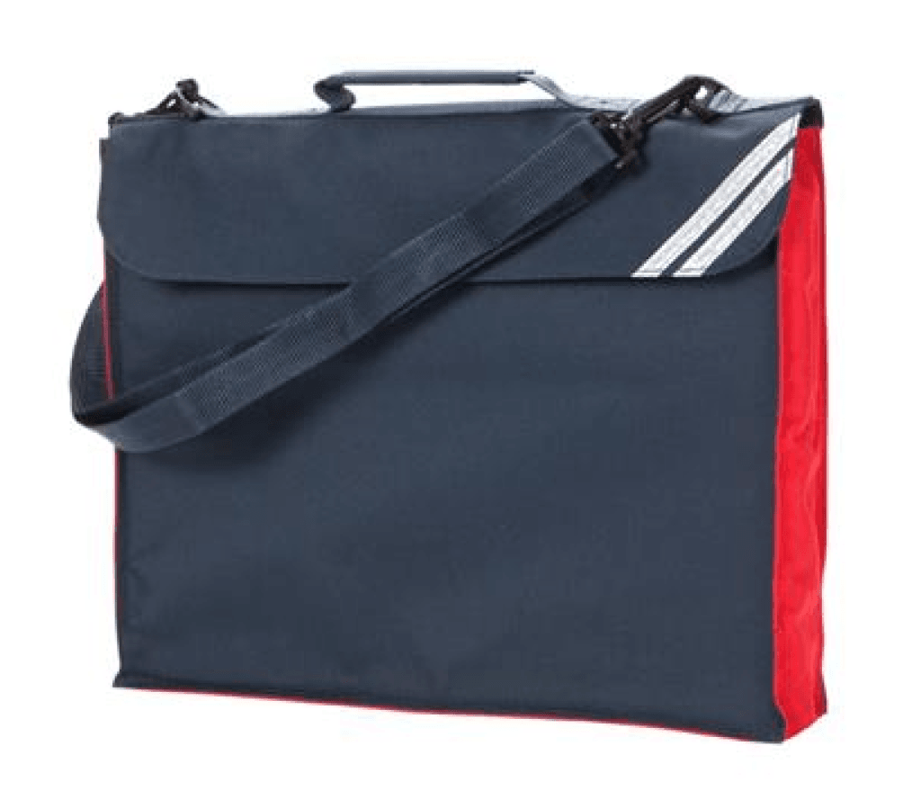 Expandable Book Bag with Strap & Contrast Panel (2793) - Leonard Hudson Trade Store