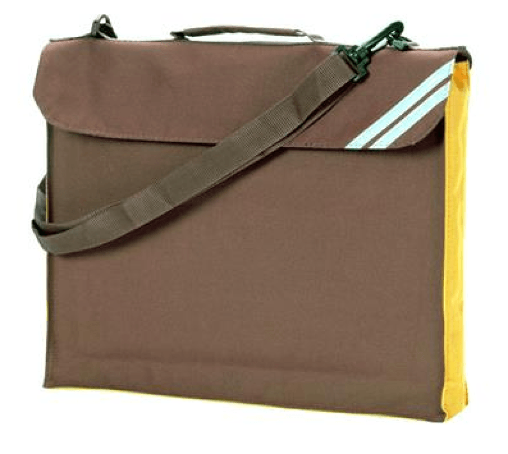 Expandable Book Bag with Strap & Contrast Panel (2793) - Leonard Hudson Trade Store