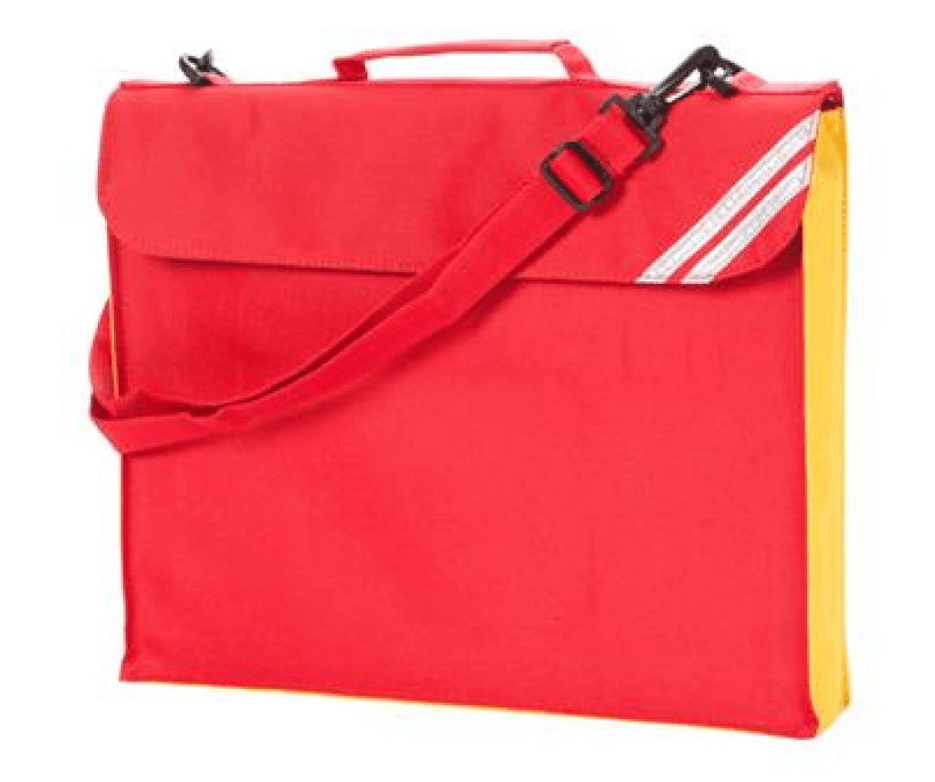 Expandable Book Bag with Strap & Contrast Panel (2793) - Leonard Hudson Trade Store