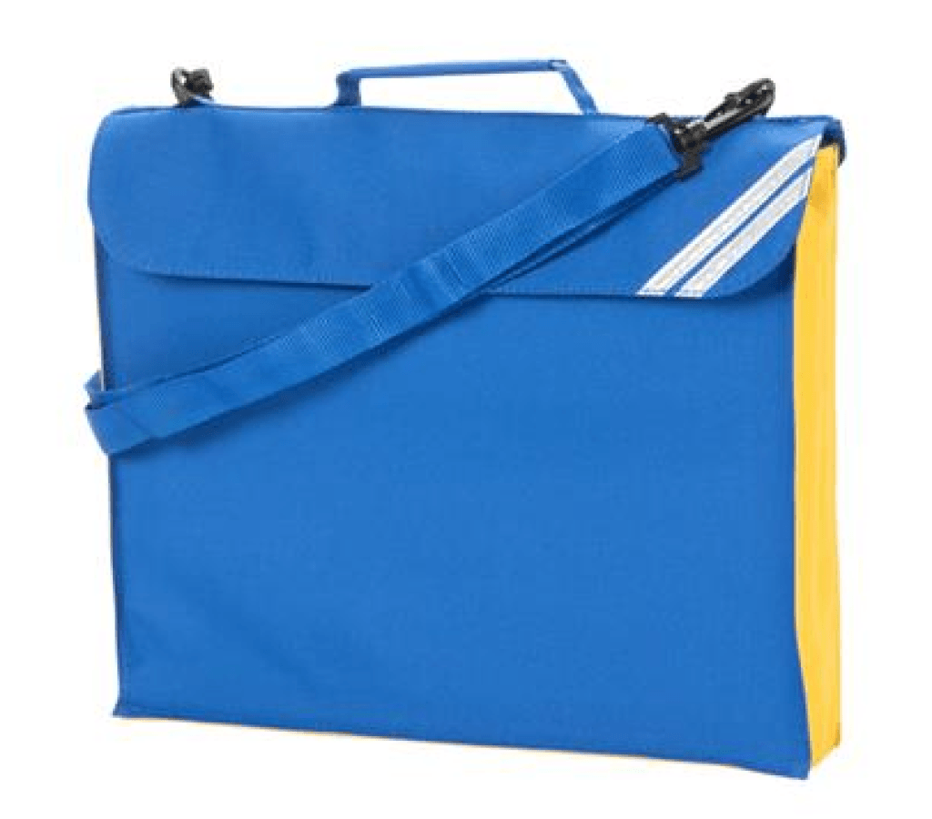 Expandable Book Bag with Strap & Contrast Panel (2793) - Leonard Hudson Trade Store