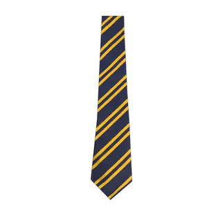 Gravesend Grammar School Downs House Tie - Navy/ Gold