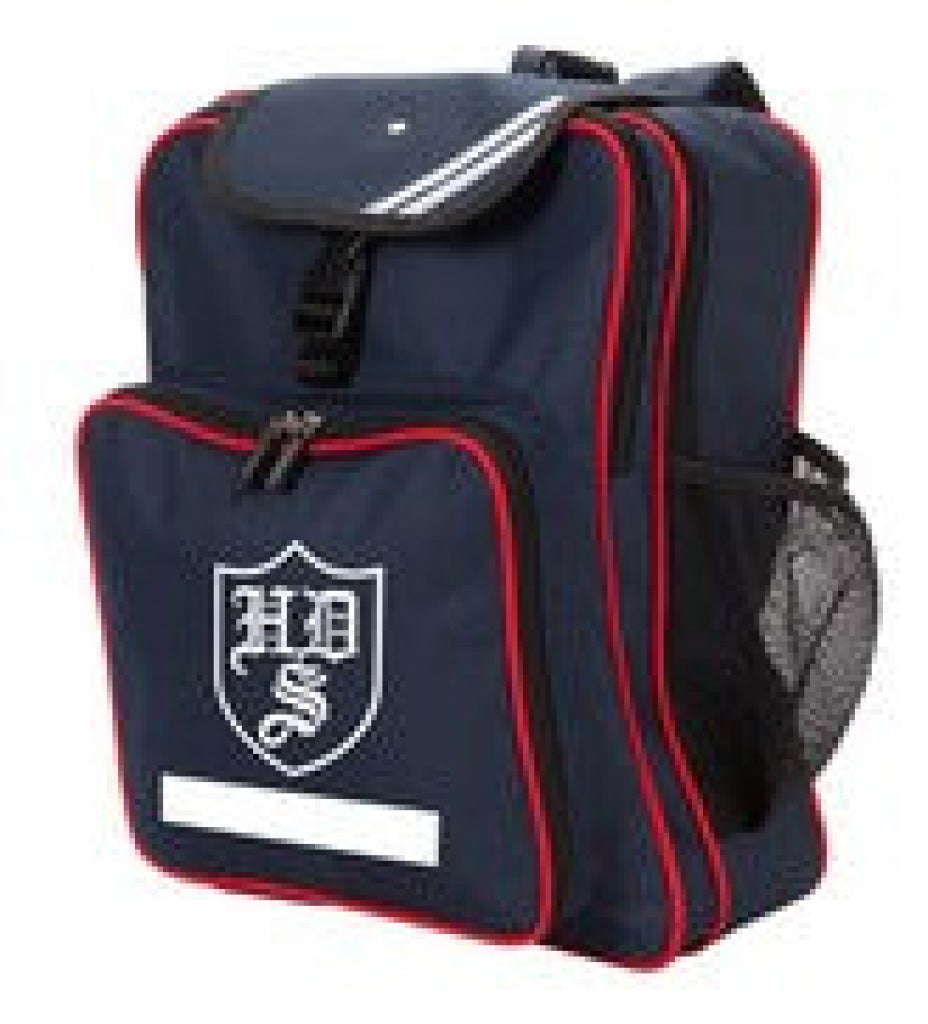 Junior Backpack with Contrast Trim (2701) - Leonard Hudson Trade Store