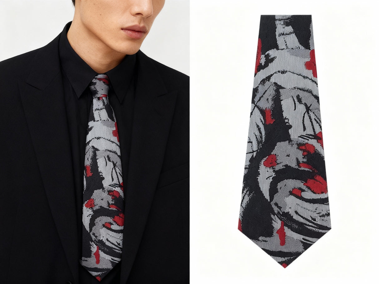 Abstract Marble Tie - Vintage Tie