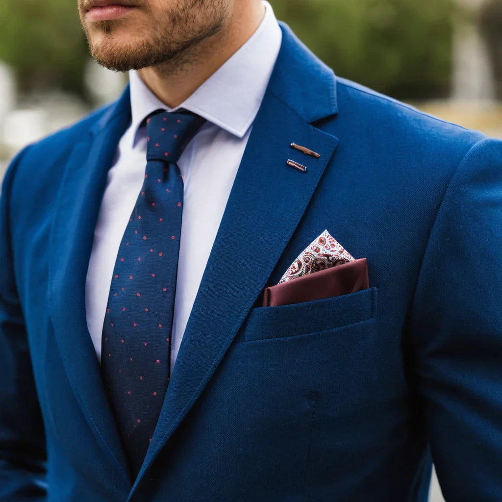 Patterned Fashion Ties | Wedding Ties - Corporate Ties with Pocket Squares