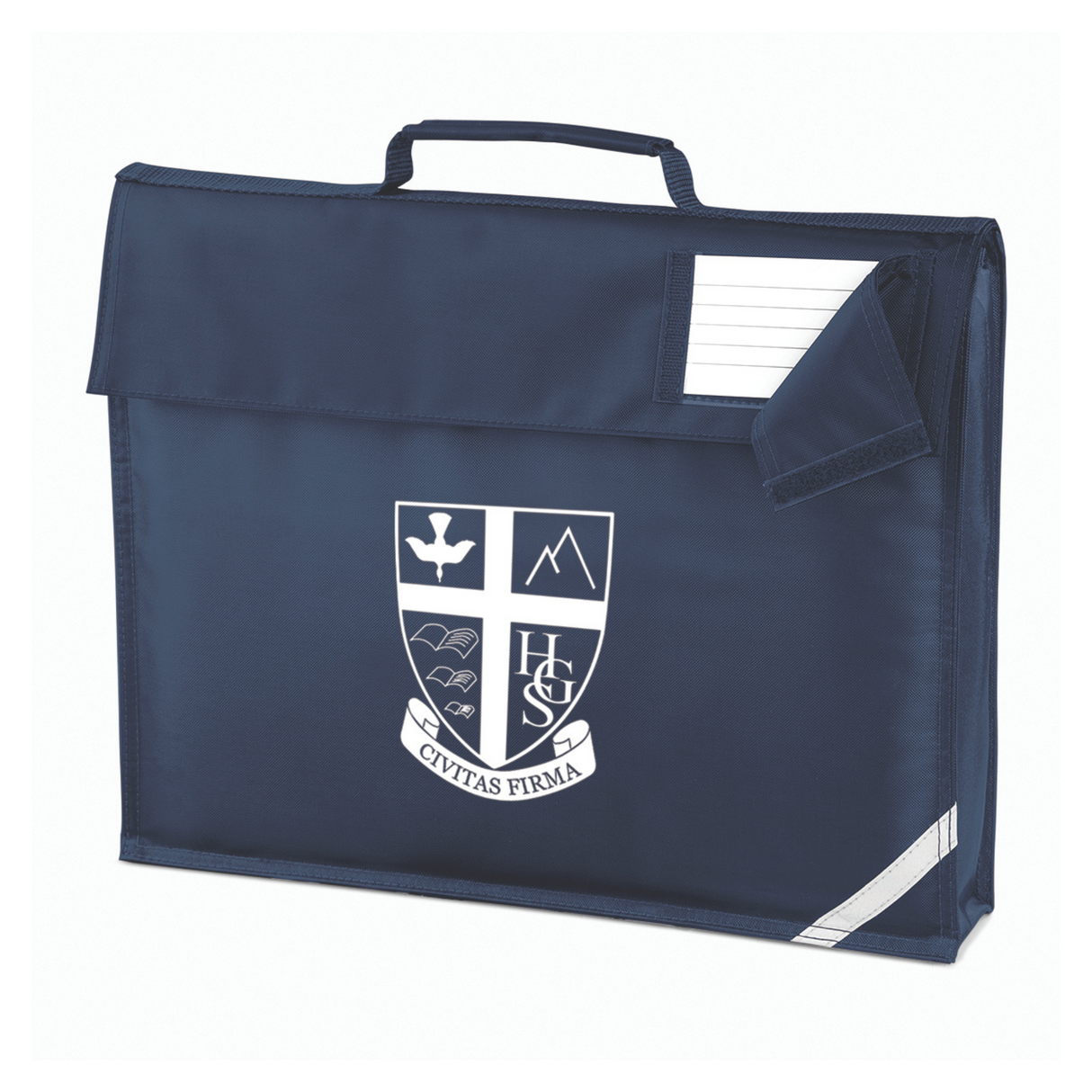 Holy Ghost Primary School Purple Book Carrier with logo (Print)