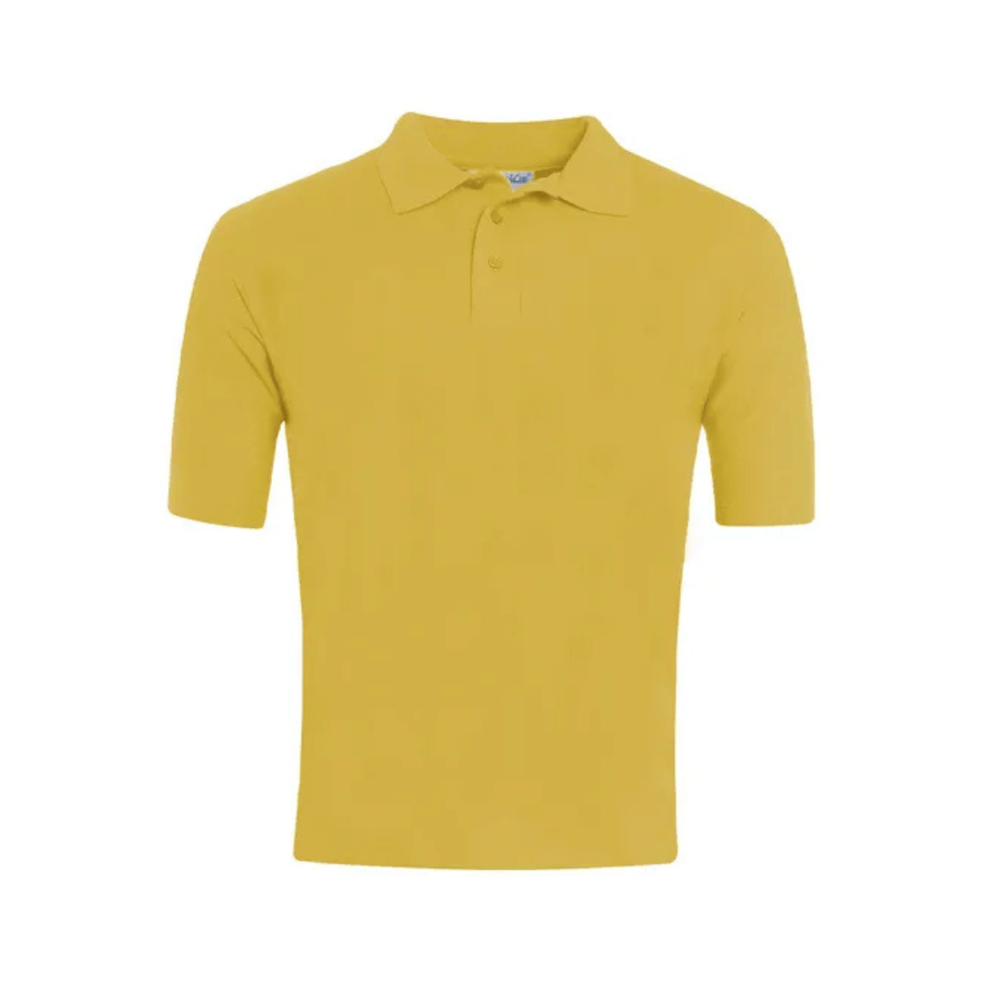 St Peter's Primary School, Bromyard Polo Shirt in Gold (Plain)