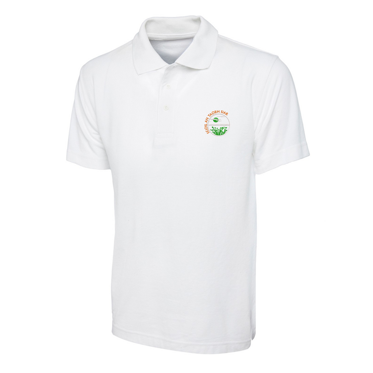 Sgoil An Taobh Siar Polo Shirts with logo Royal Blue & White (Print)