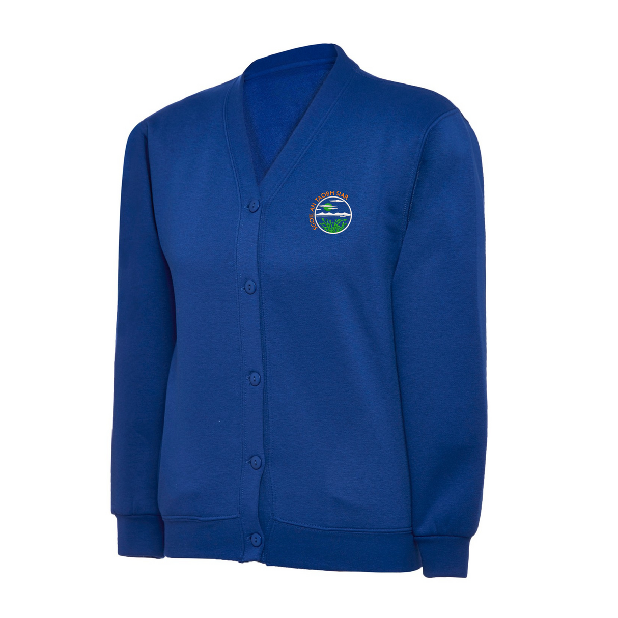 Sgoil An Taobh Siar Royal Cardigan with logo (EMB)