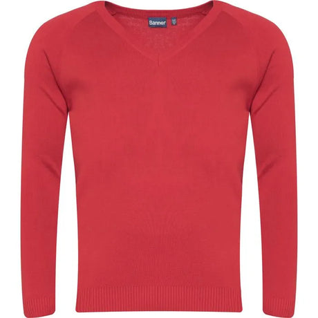 50/50 Cotton/Acrylic V-Neck Jumper 2850