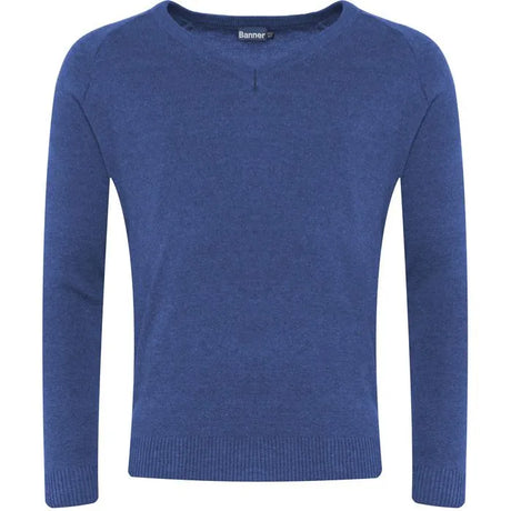 50/50 Cotton/Acrylic V-Neck Jumper 2850