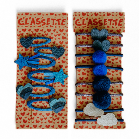 Navy Blue School Hair Clips & Bobble Hair Ties | The Essential Set