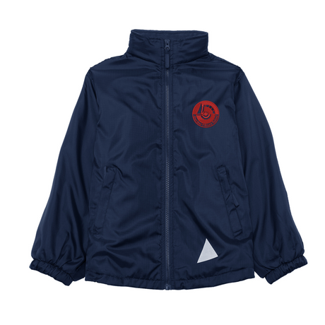 Aberdour Primary School Red OR Navy Reversible Jacket with logo (EMB)