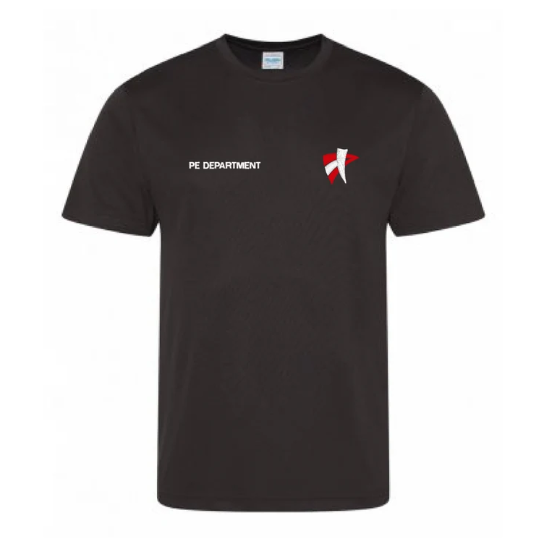 Braes High School PE T-Shirt with logo (EMB)