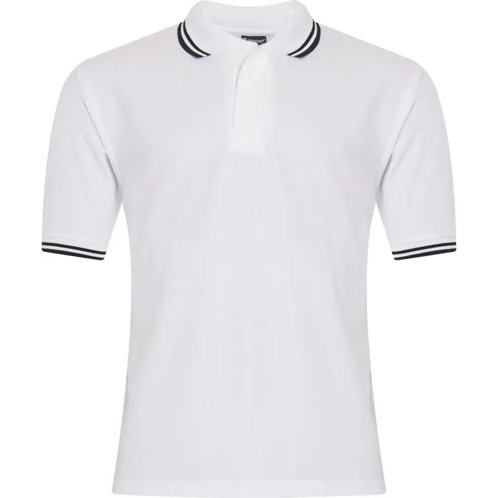 Banner Tipped Penthouse School Polo Shirt 3PT / 0834 | Kids & Adult Sizes