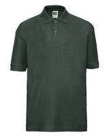 Bottle Green Russell classic polycotton school polo shirt
