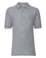 Light Oxford Russell classic polycotton school polo shirt
