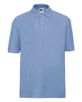 Sky Blue Russell classic polycotton school polo shirt