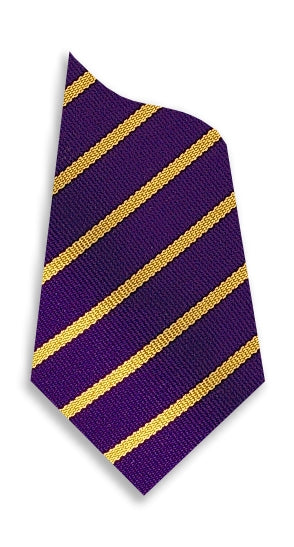 Stock Design Ties Purple with Single Gold Stripe (5402-9105) - Lynendo Trade Store