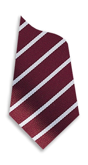 Stock Design Ties Maroon with Single White Stripe (5402-9108) - Lynendo Trade Store