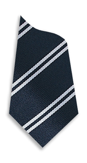 Stock Design Ties Navy with double White Stripe (5403-9203) - Lynendo Trade Store