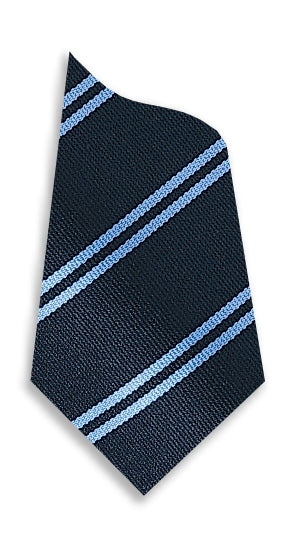Stock Design Ties Navy with double Sky Stripe (5403-9206) - Lynendo Trade Store
