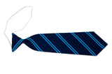 Stock Design Ties Navy with double Sky Stripe (5403-9206) - Lynendo Trade Store