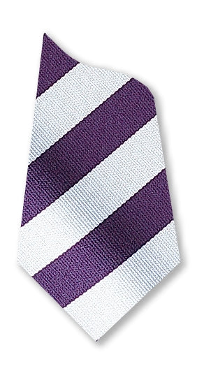 Stock Design Ties in Purple and White Equal Stripe (5404-9517) - Lynendo Trade Store