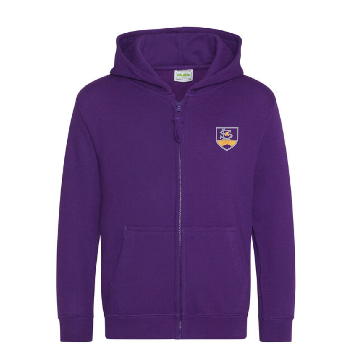 Laxdale Primary School Purple Zoodie with logo (EMB)