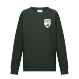 Honeybourne Primary School Sweatshirt in Bottle Green with logo (Print)