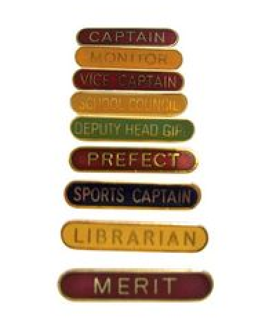 Round End Enamel Bar Badges (6630) - Leonard Hudson Trade Store