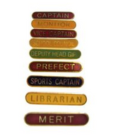 Round End Enamel Bar Badges (6630) - Leonard Hudson Trade Store