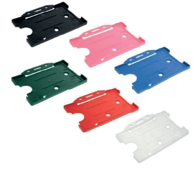 Plastic Lanyard ID Card Holder (7016) Single Side - Leonard Hudson Trade Store