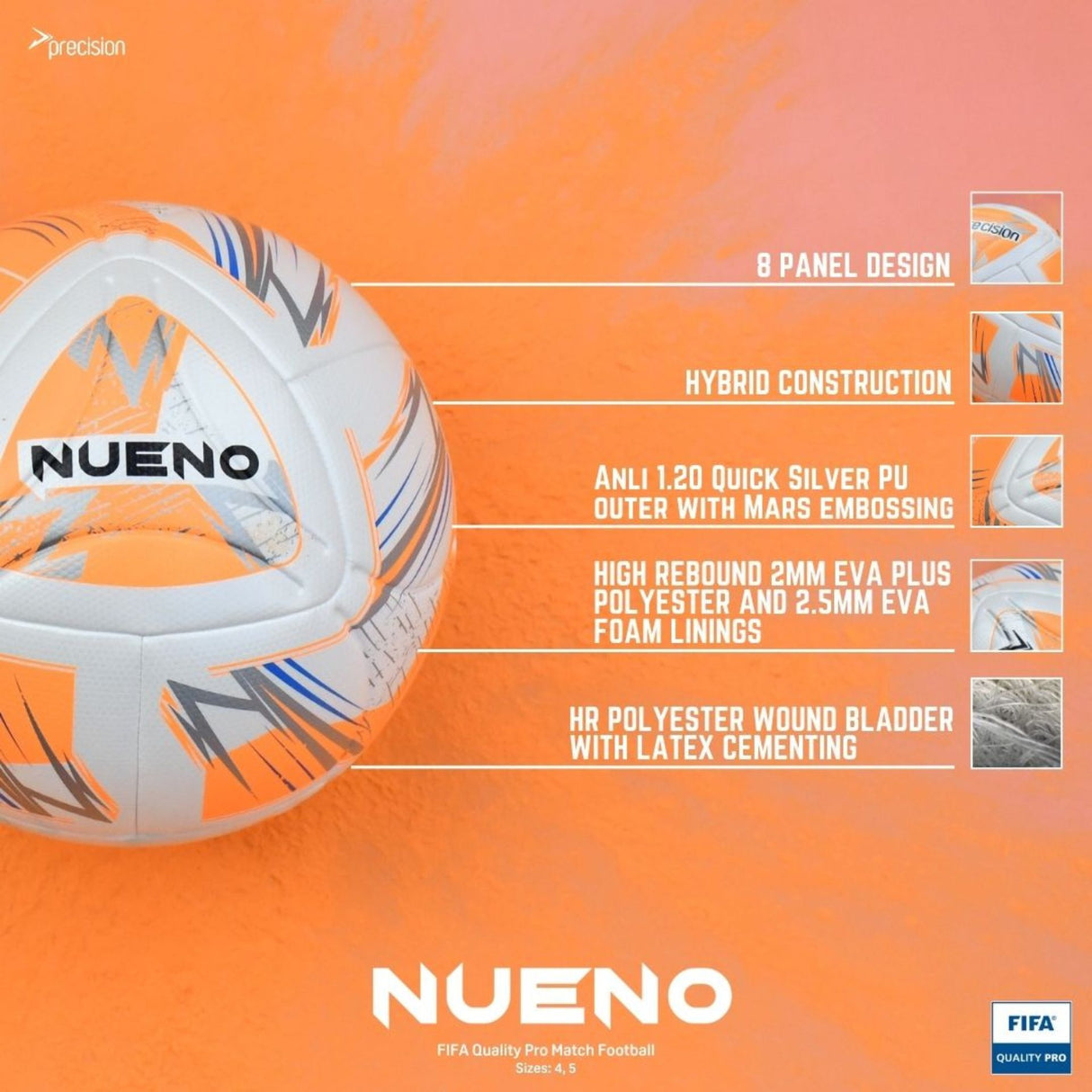 Precision Nueno FIFA Quality Pro Match Football