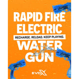Evo-X Rapid Fire Light Up Electric Water Gun