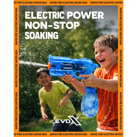Evo-X Rapid Fire Light Up Electric Water Gun