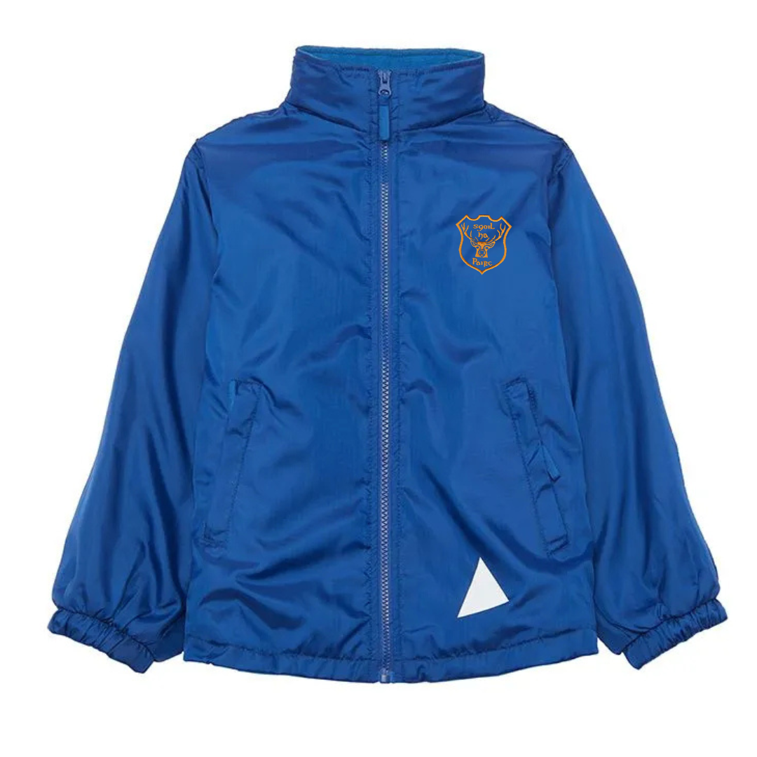 Pairc Primary School Dkroyal Reversible Jacket with logo (EMB)