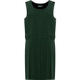 Bottle green Banner Tenby box pleat school pinafore