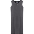 Grey Banner Lynton pleated school pinafore with zip charm