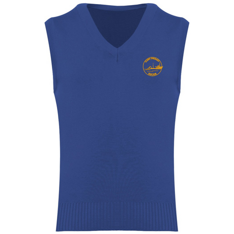 Cluny Knitted Slipover with Logo (EMB)