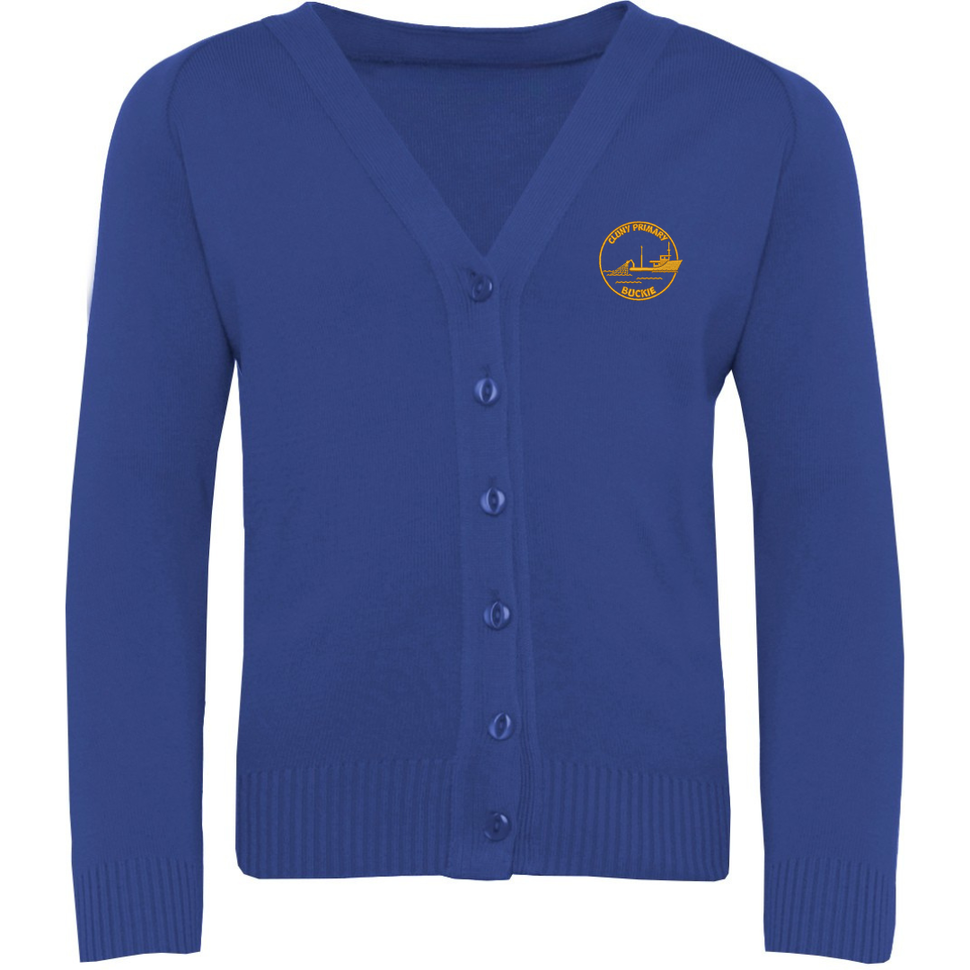 Cluny Knitted Cardigan with Logo (EMB)